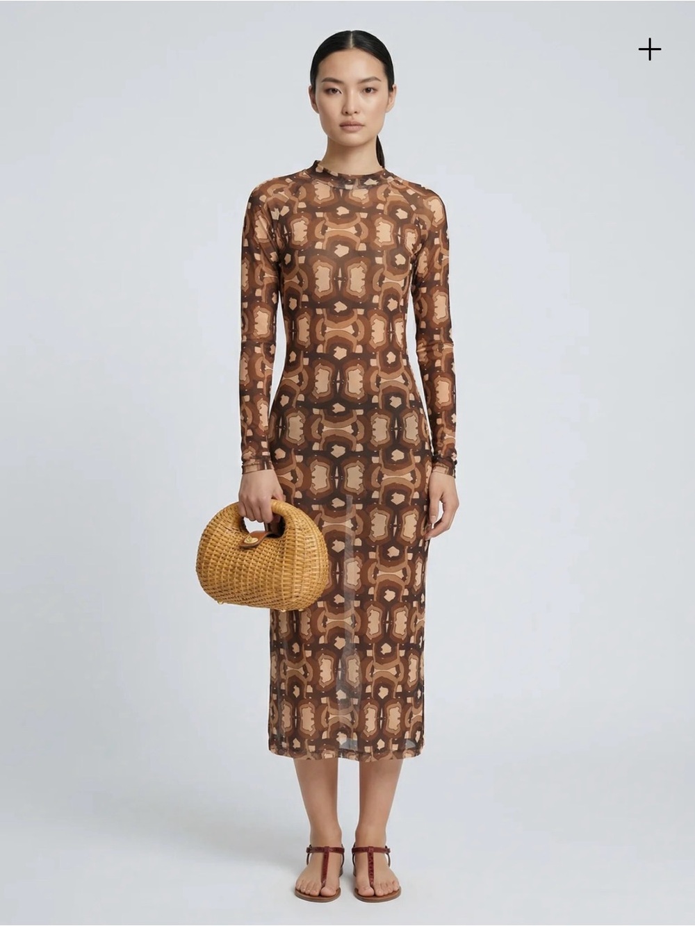 PARIOCA— Kama/yoga Sutra midi sheer dress